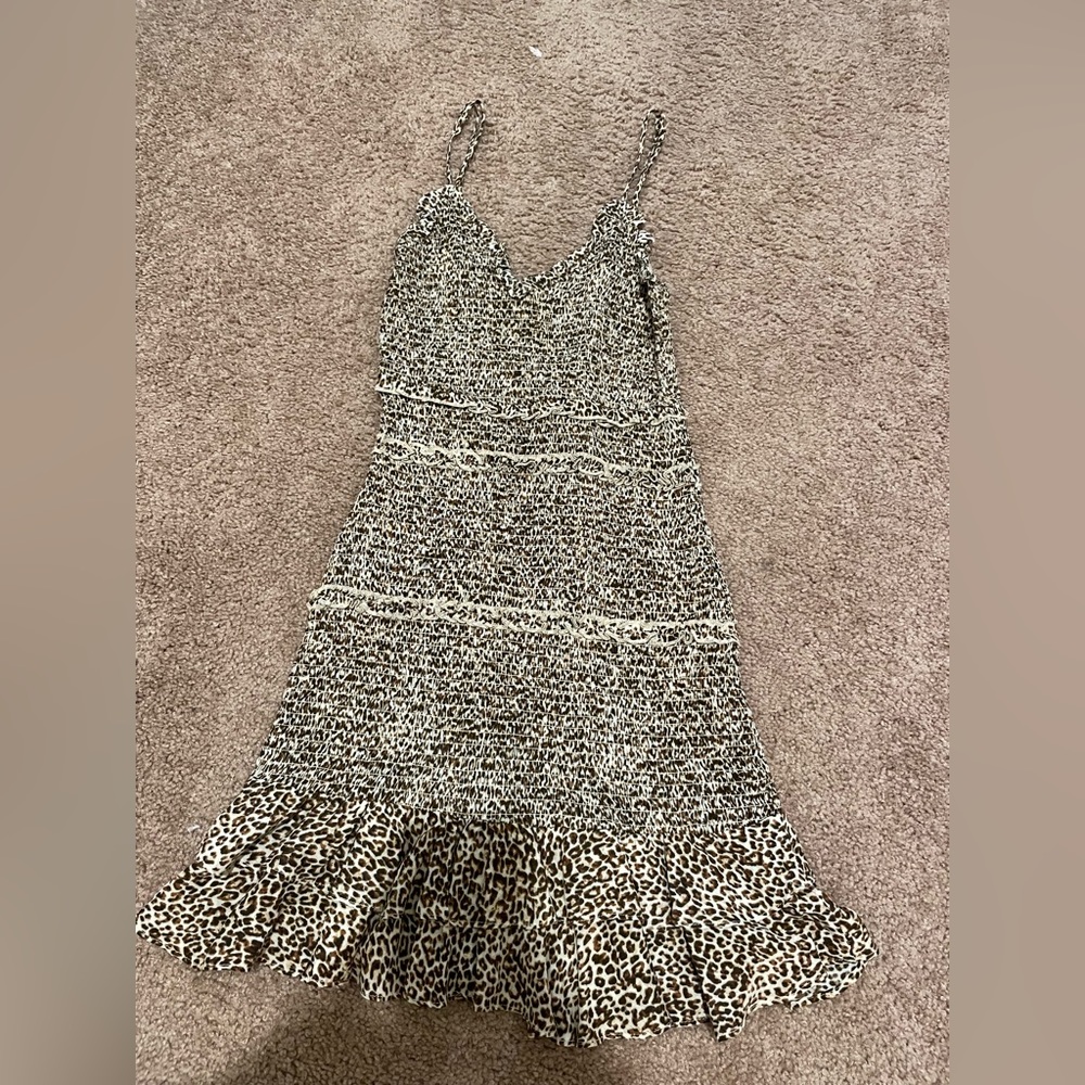 Cheetah print dress